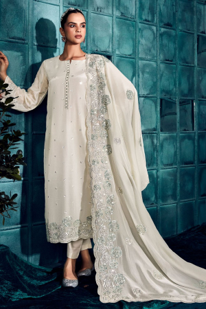 White Plain Color Indian Churidar Pants 100% Cotton-Tights Kurti Salwar  Kameez
